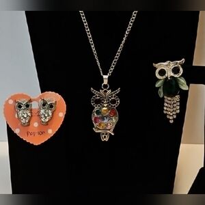 Owl Lover's Jewelry Bundle